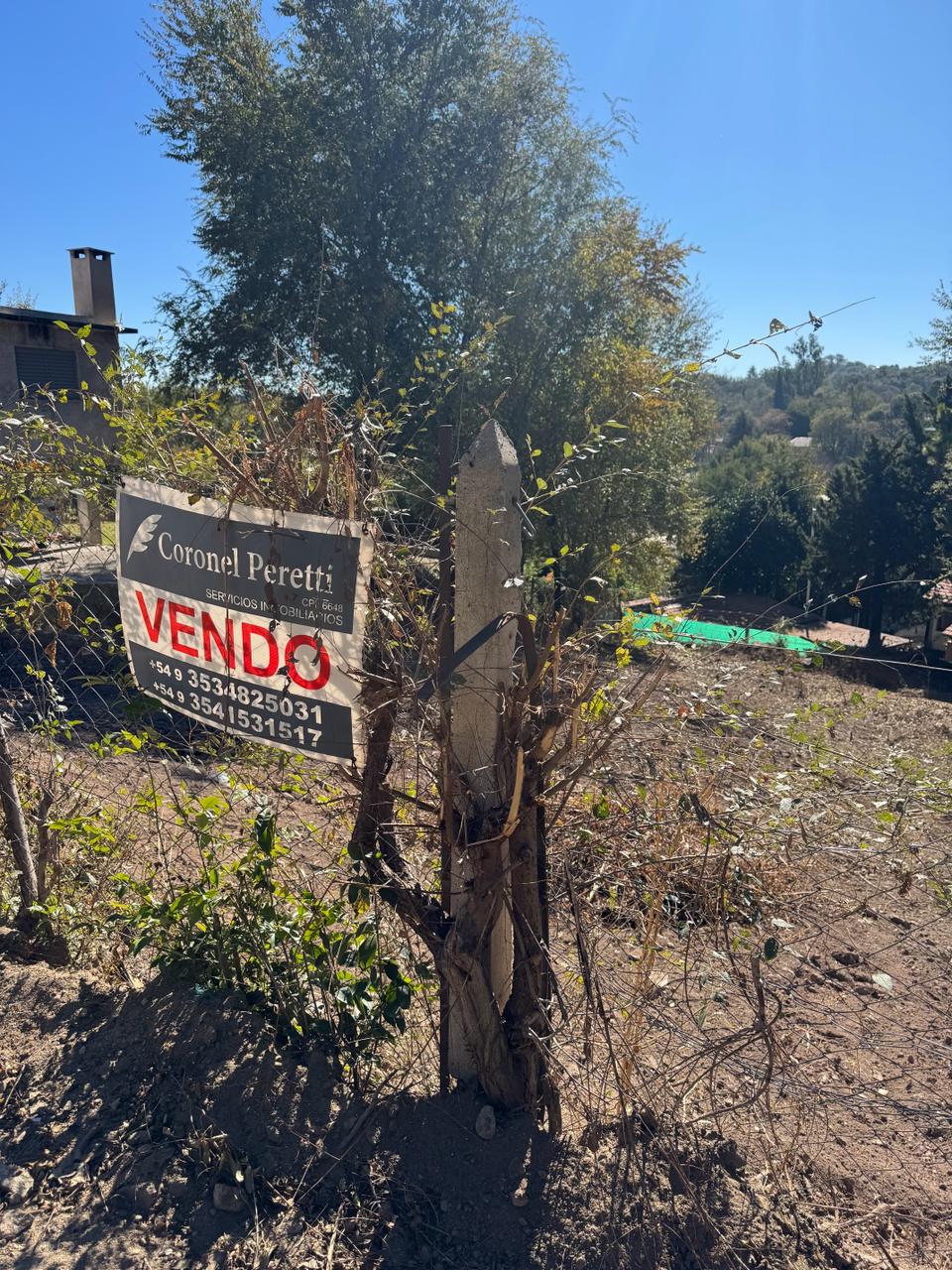HERMOSO LOTE EN VENTA UBICADO EN VILLA CARLOS PAZ - NEGOCIABLE